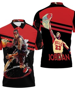Chicago Bulls Jordan 23 3D Polo Shirt For Fans Of The Legend
