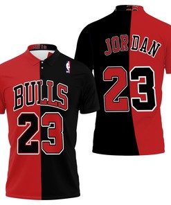 Chicago Bulls Michael Jordan Legend Air Slam Dunk Polo Shirt - Ideal Gift For Fans