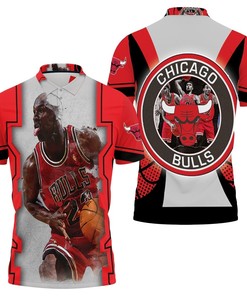 Chicago Bulls Michael Jordan Personalized Polo Shirt - Ideal Gift For Fans