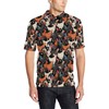Chicken Print Pattern Men'S Athleisure T-Shirt - Ideal Gift For Animal Lovers