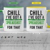 Chill I've Got Spreadsheet For That Coffee Mug | Funny Accountant Mug | Excel Mug | Tax Season Mug | Coworker Gift