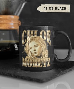 Chloe Moretz Actress Coffee Mug, Vintage Homage Cup, Retro 90s Fan Mug, Milk Coffee Mug, Movie Mug Ideas