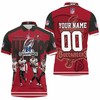 Chris Godwin Number 14 3D All Over Print Polo Shirt- Tampa Bay Buccaneers Fan Gift