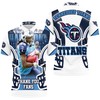 Chris Johnson 28 Tennessee Titans 2021 3D Polo Shirt - Celebrating The Afc South Division Champions