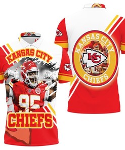 Chris Jones 95 Personalized 3D Polo Shirt For Fans Of Kc Chiefs