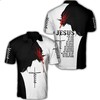 Christian Jesus Premium Edition 3D All Over Printed Polo Shirt For Fans - Athleisure T-Shirt