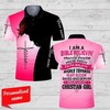 Christian Prayer Praying Custom Name Personalized Polo Shirt - Ideal Gift For Christian Fans
