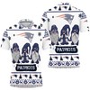 Christmas Gnomes New England Patriots All Over Print Polo T-Shirt - Ideal Gift For Nfl Fans And Christmas Lovers