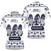 Christmas Gnomes Seattle Seahawks All Over Print Polo T-Shirt - Ideal Gift For Nfl Fans And Christmas Lovers