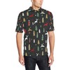 Christmas Tree Deer Style Pattern Print Design 03 Men'S Polo Shirt - Perfect Gift For Christmas Lovers