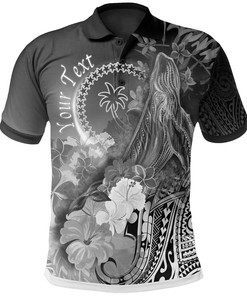 Chuuk Humpback Whale Polo Shirt - Celebrate The Pacific Islander Culture
