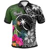Chuuk Turtle Plumeria Banana Leaf Polo Shirt For Tropical Fans