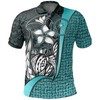 Chuuk Turtle With Hook Micronesian Polo Shirt For National Pride