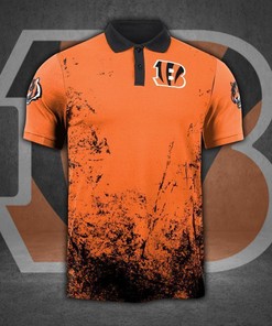Cincinnati Bengals 3D Printed Polo Shirt For Fans