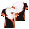 Cincinnati Bengals Button Up Polo Collar For Nfl Fans