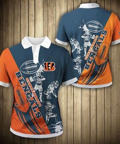 Cincinnati Bengals Casual 3D Athleisure T-Shirt For Nfl Fans