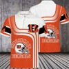 Cincinnati Bengals Casual All Over Print Polo T-Shirt For Nfl Fans