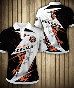 Cincinnati Bengals Graffiti Personalized 3D Polo Shirt For Nfl Fans