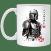Clan of Two The Mandalorian Mug - Valentine's Day Coffee Mug with Inspirational Quotes and Mug Set