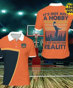 Classic And Chic: Polo Shirt For Basketball Fans With Personalized Print
