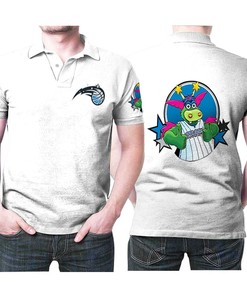 Classic Mascot Logo Polo Shirt For Orlando Magic Fans - Perfect For Sports Enthusiasts