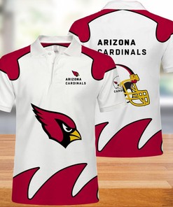 Classic White Arizona Cardinals Polo Shirts - Fashionable For Fans
