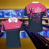 Classy Sassy Bowling Girl Pink Polo Shirt - Gift For Fans