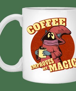 Coffee Improves My Magic Personalised Valentine's Day Mug