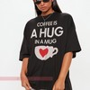 Coffee Lovers Movie Mug, Hug in a Mug Coffee Shirt, Perfect Valentines Couple Shirt, Enjoy Coffee Humor