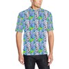 Colorful Elephant Art Print Pattern Men'S Polo Shirt - Perfect Gift For Elephant Lovers