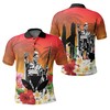 Colorful Hibiscus Women'S Polo Shirt - A Vibrant Gift For Fans
