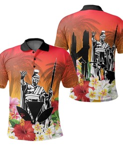 Colorful Hibiscus Women'S Polo Shirt - A Vibrant Gift For Fans