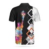Colorful Statue Of Liberty Polo Shirt With Us Flag For Golf Lovers - Perfect For Patriot Golfers