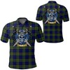 Colquhoun Modern Tartan Polo Shirt - Scottish Warrior Clothing With Golf Style