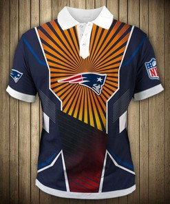 Comfy And Trendy - Sunlight Casual Polo Shirt Featuring New England Patriots