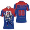 Commemorative Buffalo Bills 60Th Anniversary 2020 Afc East Division Champs Polo Shirt