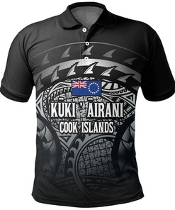 Cook Islands Men'S Gray Turtle Printed Athleisure T-Shirt