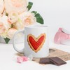 Cookie Heart Valentines Day Coffee Mug, Perfect Valentines Day Gift For Her, Valentine Gift
