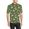 Cow On Grass Print Pattern Polo Shirt - Bring A Piece Of The Farm To The Golf Course With This Cow Pattern Polo Shirt