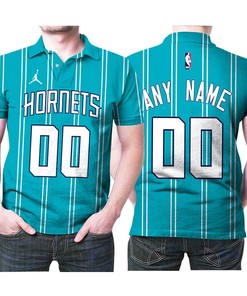 Custom And Unique Gift Idea Charlotte Hornets Aqua Team Jersey Inspired Polo Shirt - A Statement Piece