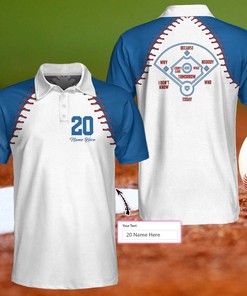 Custom Baseball Team Custom Name And Number Polo Shirt - Perfect For Sports Fans With A Twist