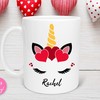Custom Kids Valentines Day Mug - Personalized Kids Valentines Day Mug for Her and Him