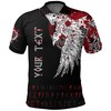 Custom Mystical Raven Tattoo Polo Shirt - A Bold And Beautiful Custom Polo Shirt For Tattoo Lovers - Ideal Gift Idea