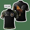 Custom Name Mexican Rooster Camo Polo Shirt - A Personalized Polo Shirt With Attitude For Rooster Lovers - Fan Gift