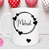Custom Name Valentine Day Mug - Lover Mug, Personalized Mug, Valentines Day Mug, Gift for Husband, Personalized Gift Mug