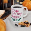 Custom Name Valentine Mug Set - Personalized Be My Valentine Mug Set