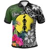 Custom Personalised New Caledonia Turtle Plumeria Banana Leaf Athletic Polo Shirt