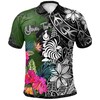 Custom Personalised New Caledonia Turtle Plumeria Banana Leaf Crest 3D Printed Polo Shirt