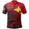 Custom Raggiana Bird Of Paradise Polynesian Patterns Polo Shirt - Ideal Gift For Art And Heritage Lovers