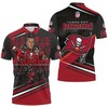 Customizable Clinched Polo Shirt- Tampa Bay Buccaneers Gift For Fans